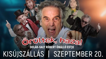 Őrültek, haza! – Dolák-Saly Róbert önálló estje a Vigadóban – 2025. szeptember 20