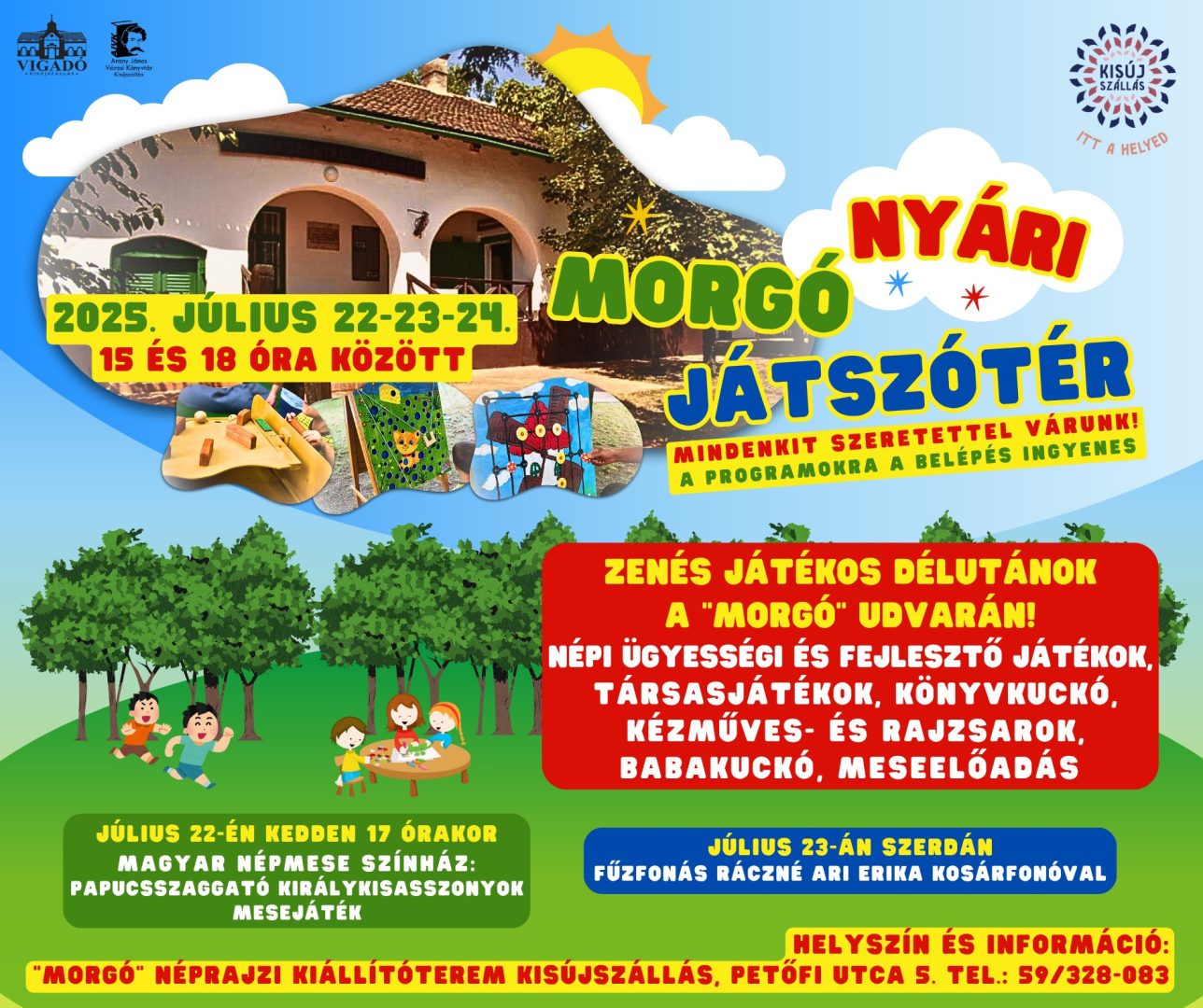 Ismét itt a Morgó Nyári Játszótér