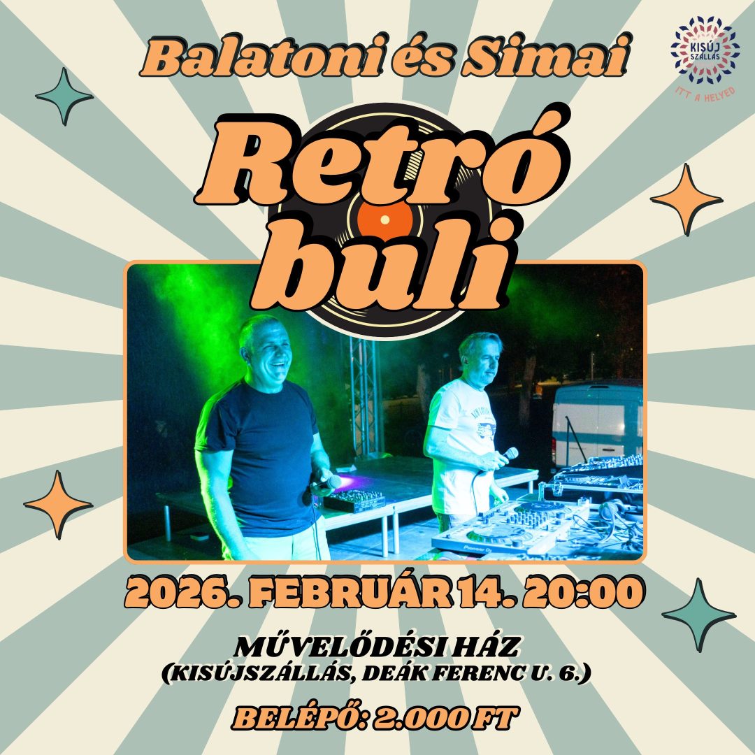 Balatoni és Simai retró buli – 2026. február 14.