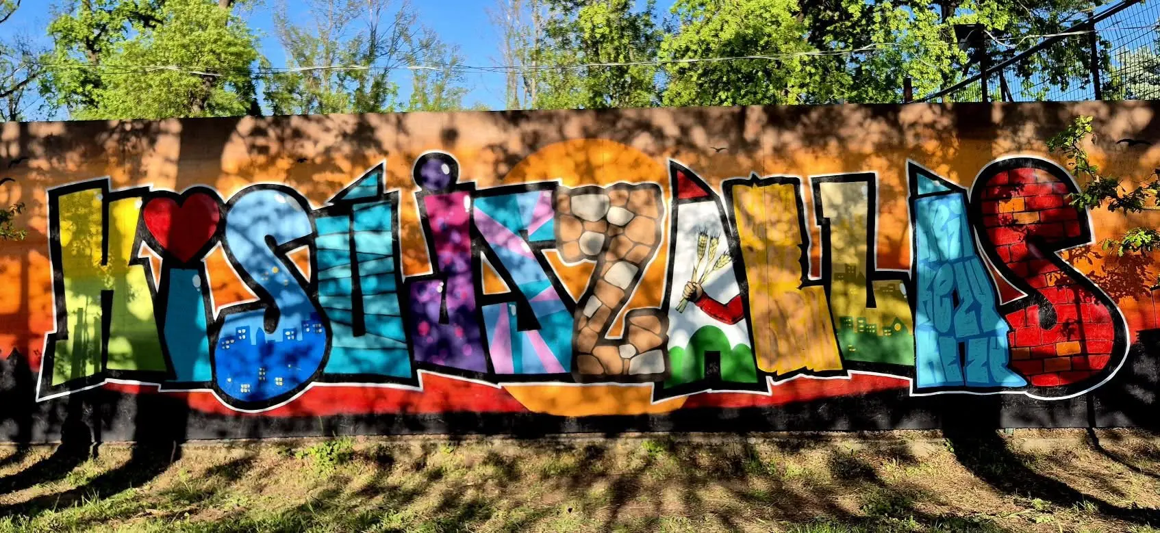 Kisúj graffitibe álmodva