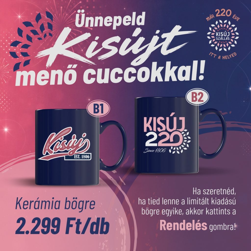 Ünnepeld Kisújt menő cuccokkal!