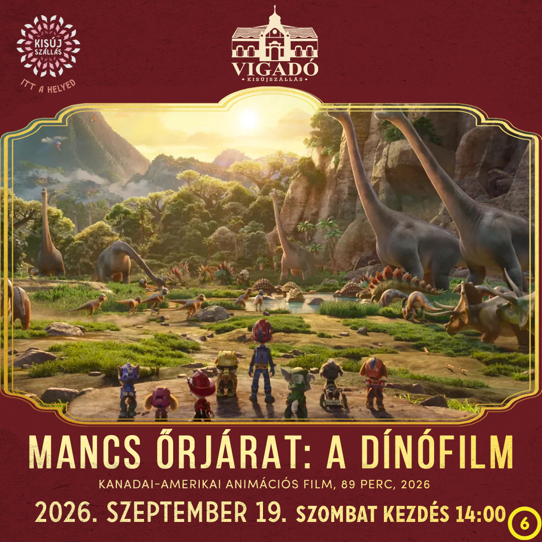Mancs Őrjárat: A dínófilm – 2026. szeptember